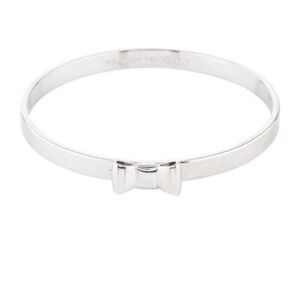 KATE SPADE Take A Bow Bangle Bracelet - Silver - O0RU0469